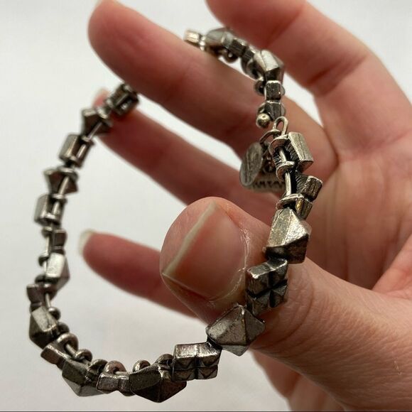 Alex and Ani silver tone wrap bracelet - Picture 2 of 6